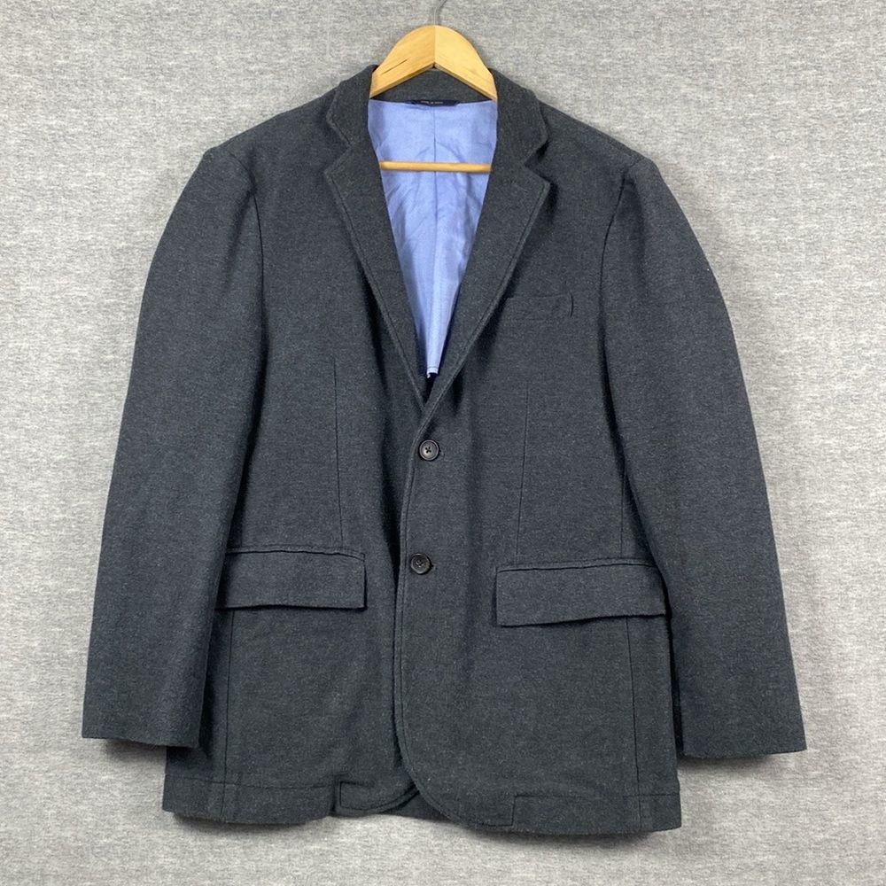 Brooks Brothers‎ Mens Dark Gray Lined  Button Dinner Jacket Size Medium